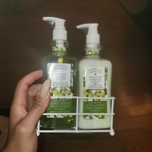 Essential Moments Olive Oil Hand Soap & Lotion Set - Picture 2 of 3